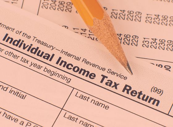Individual Income Tax return form